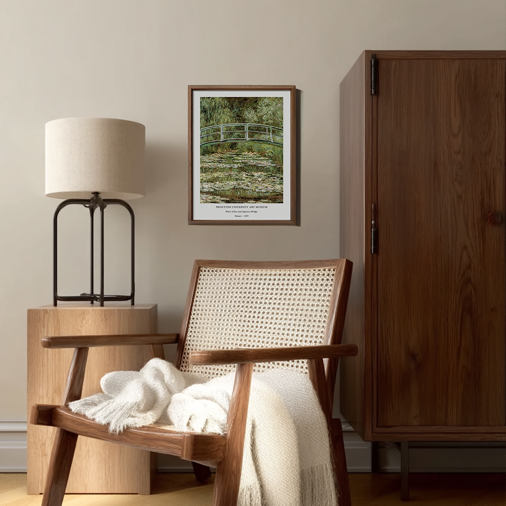 Japanese Bridge over Water Lilies Impressionist Reverie