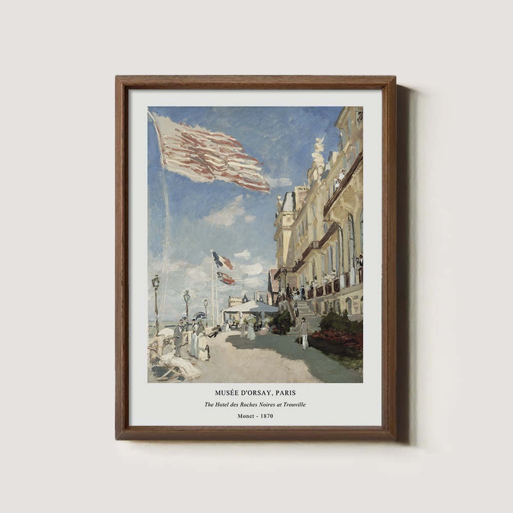 Festive Trouville Hotel Impressionist Reverie