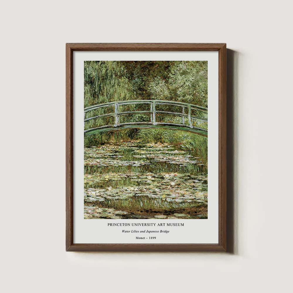 Japanese Bridge over Water Lilies Impressionist Reverie