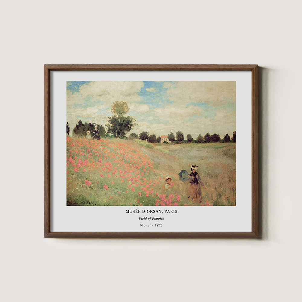 Poppy Field Wander Impressionist Reverie