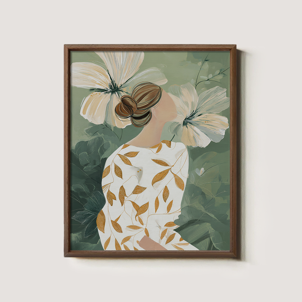 Whispering Petals Botanical Reverie