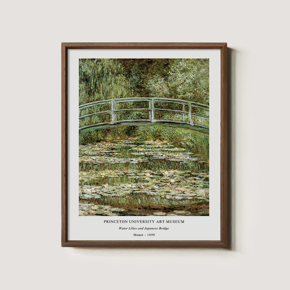 Japanese Bridge over Water Lilies Impressionist Reverie