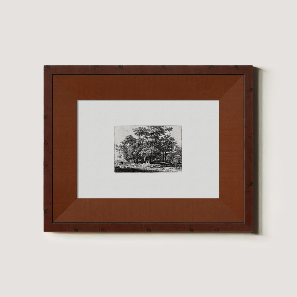 Whispered Grove Path Etching Nocturne