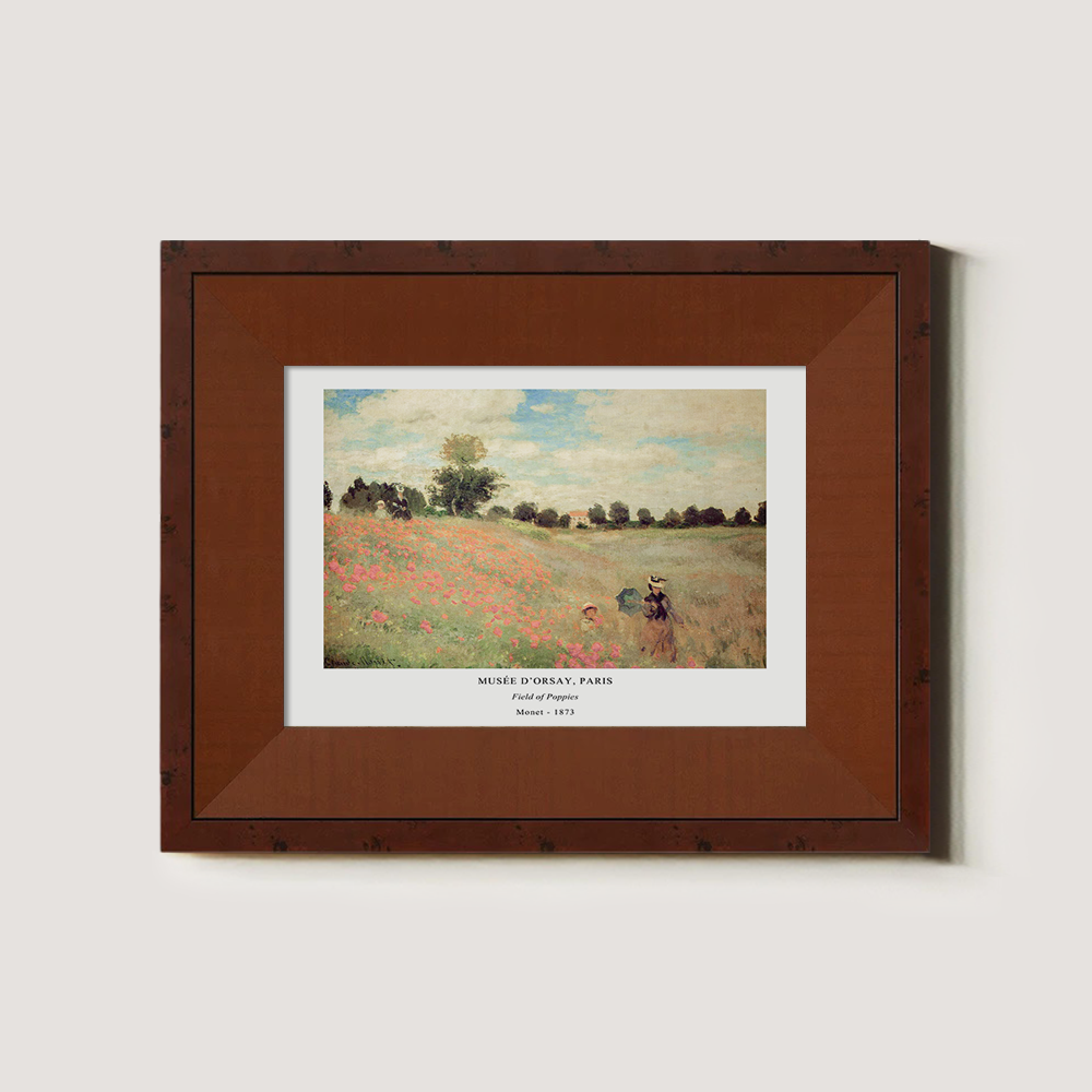 Poppy Field Wander Impressionist Reverie