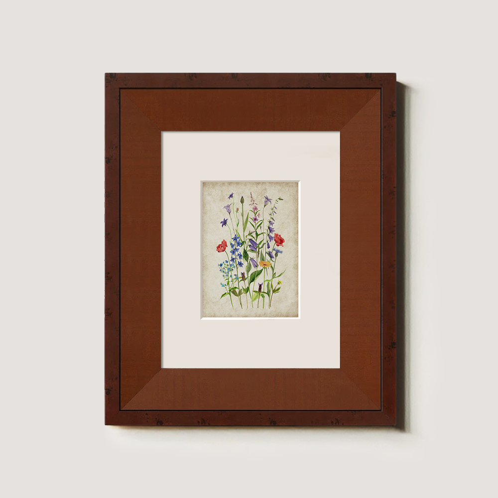 Whimsical Wildflower Meadow Watercolor Bouquet