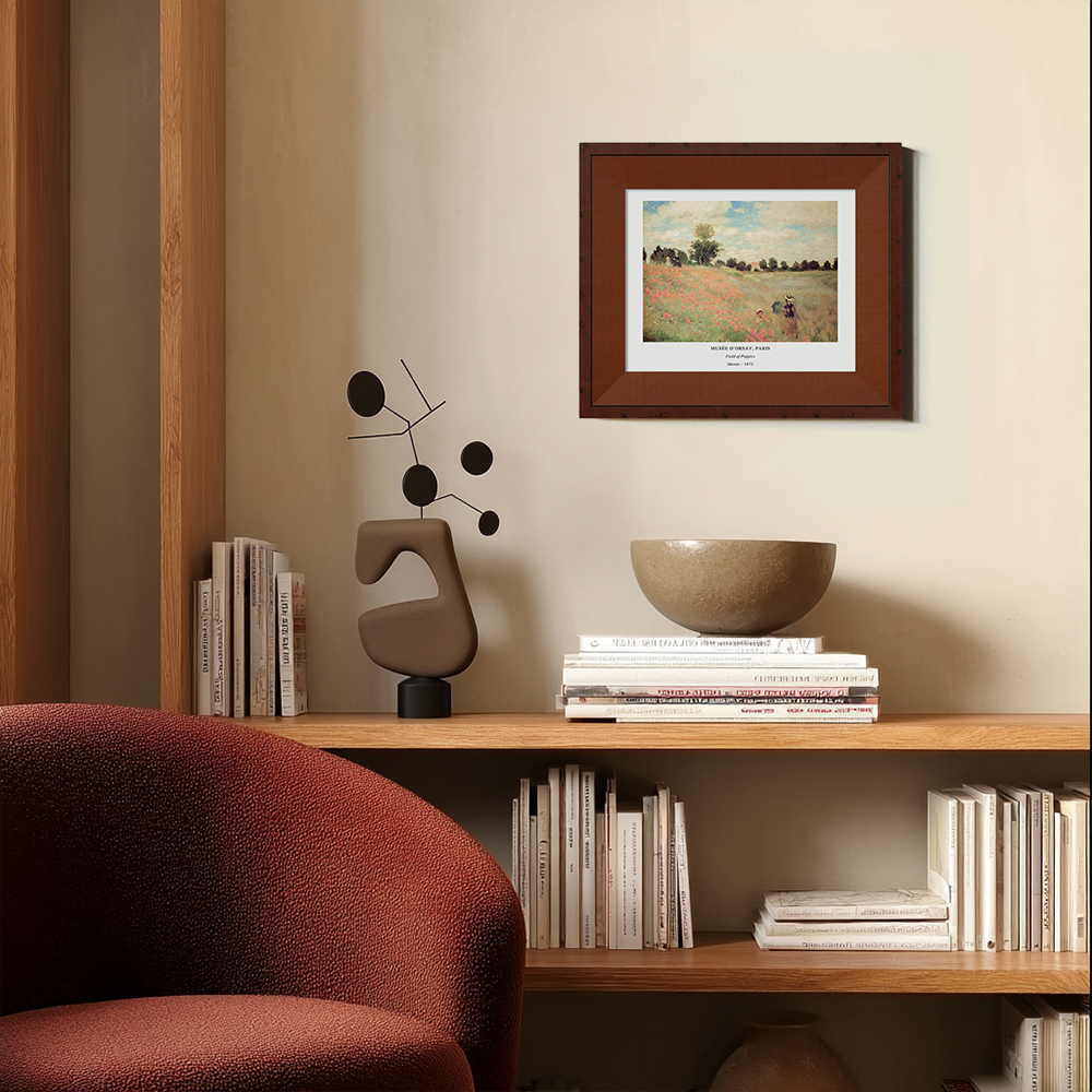 Poppy Field Wander Impressionist Reverie