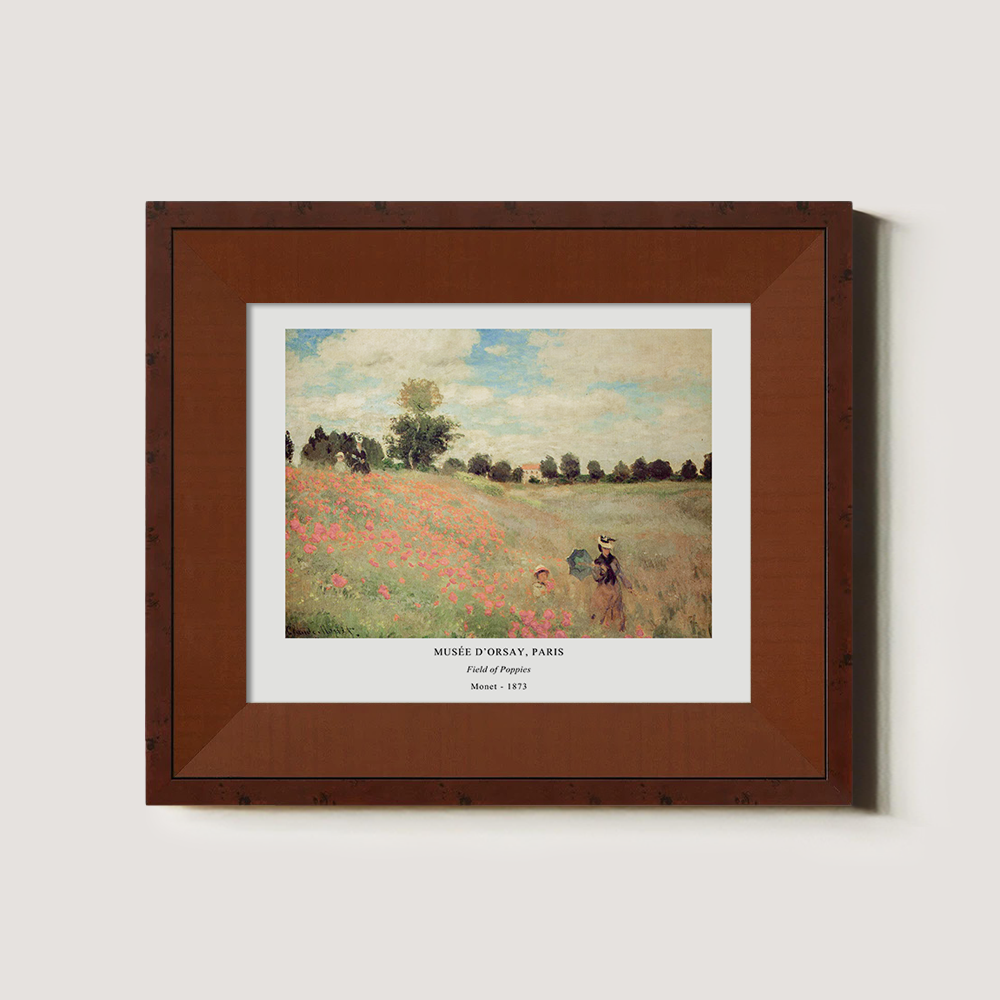 Poppy Field Wander Impressionist Reverie