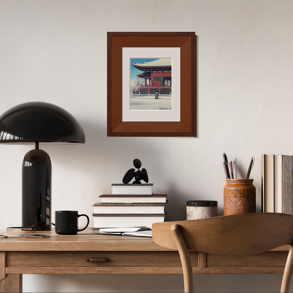 Winter Snow at Zōjōji Temple, Tokyo