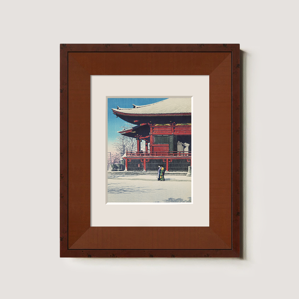 Winter Snow at Zōjōji Temple, Tokyo