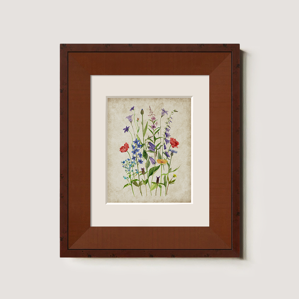 Whimsical Wildflower Meadow Watercolor Bouquet