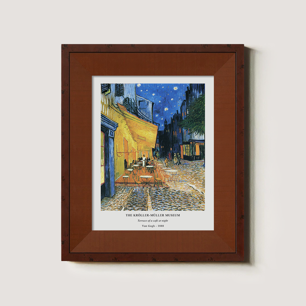 Moonlit Café Terrace Post-Impressionist Reverie