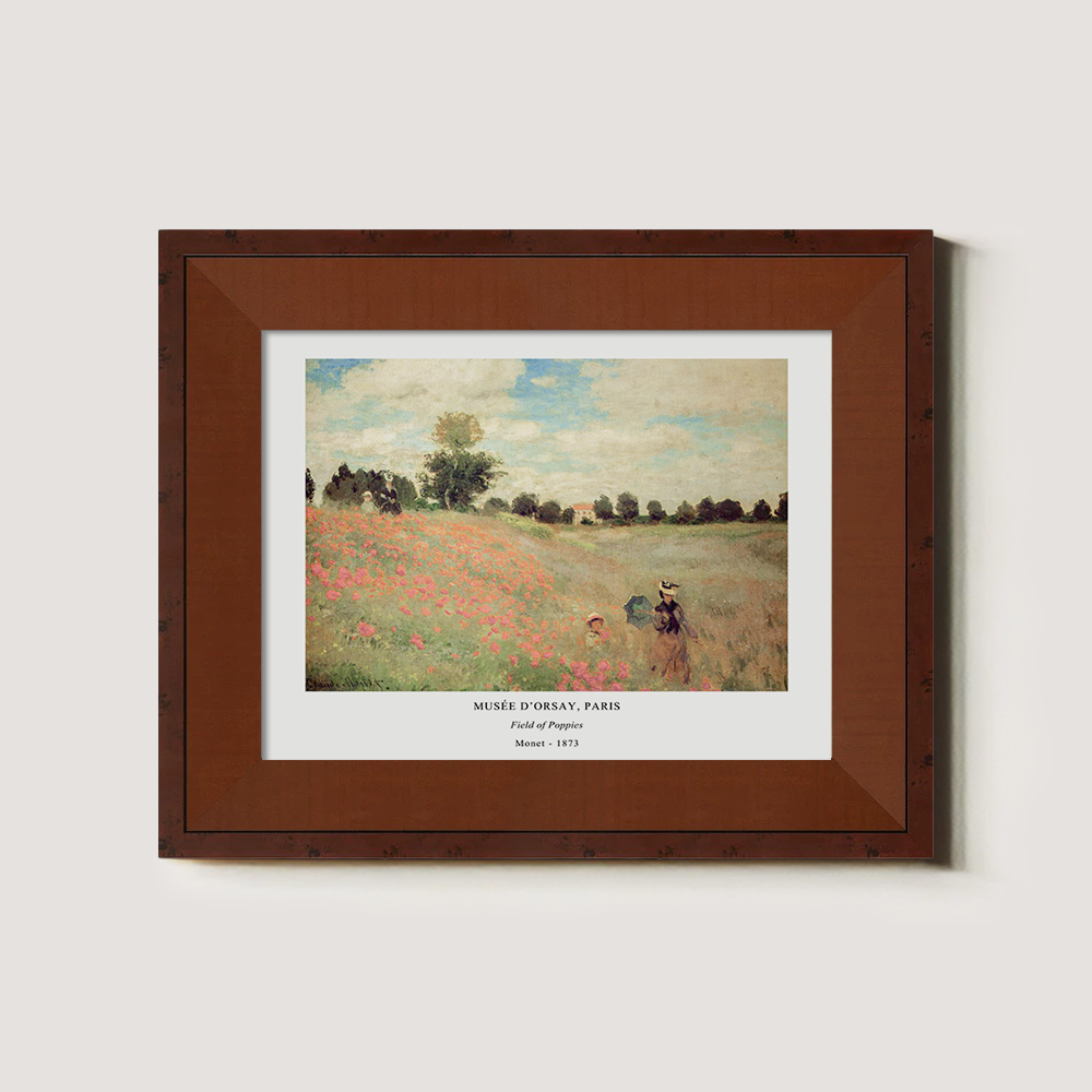 Poppy Field Wander Impressionist Reverie