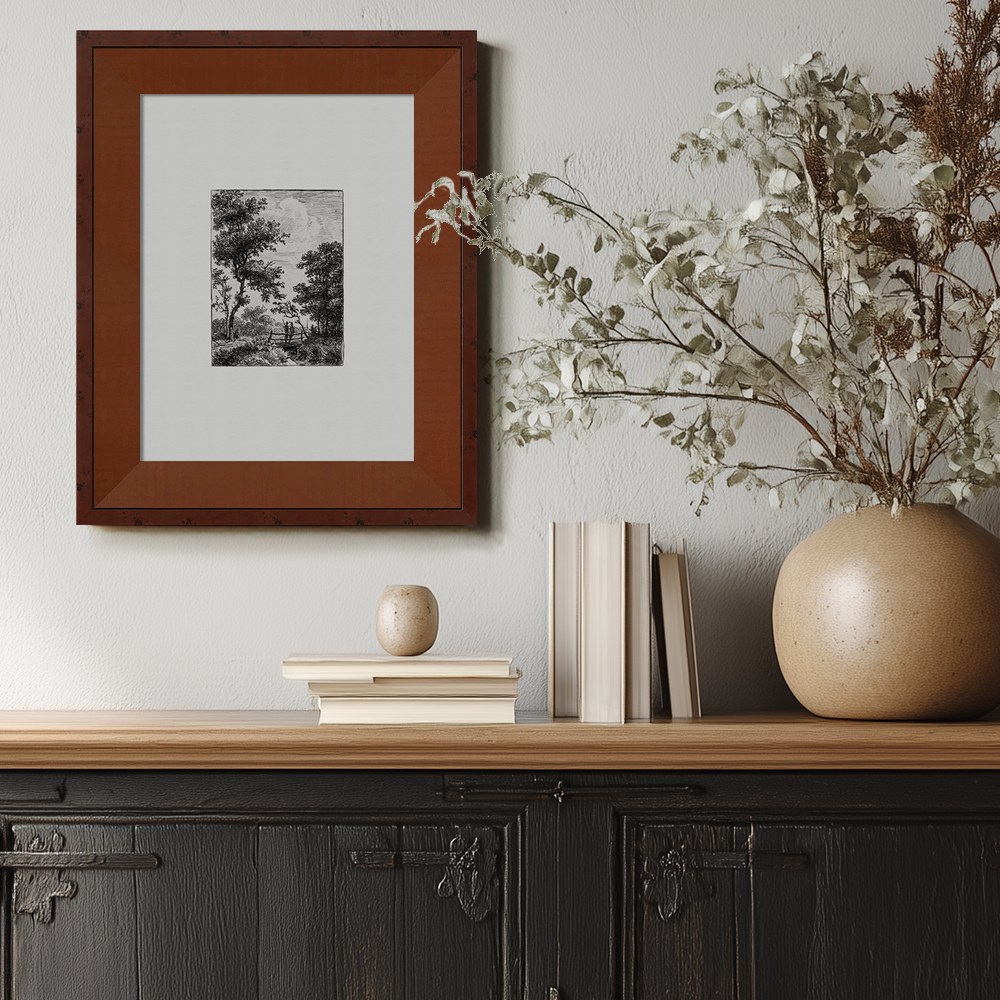 Ethereal Canopy Grove Etching Vignette