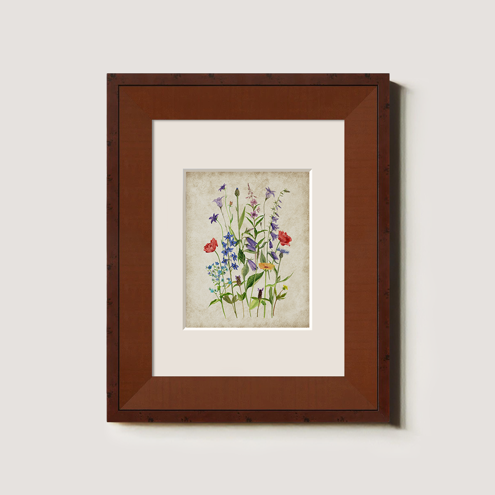 Whimsical Wildflower Meadow Watercolor Bouquet
