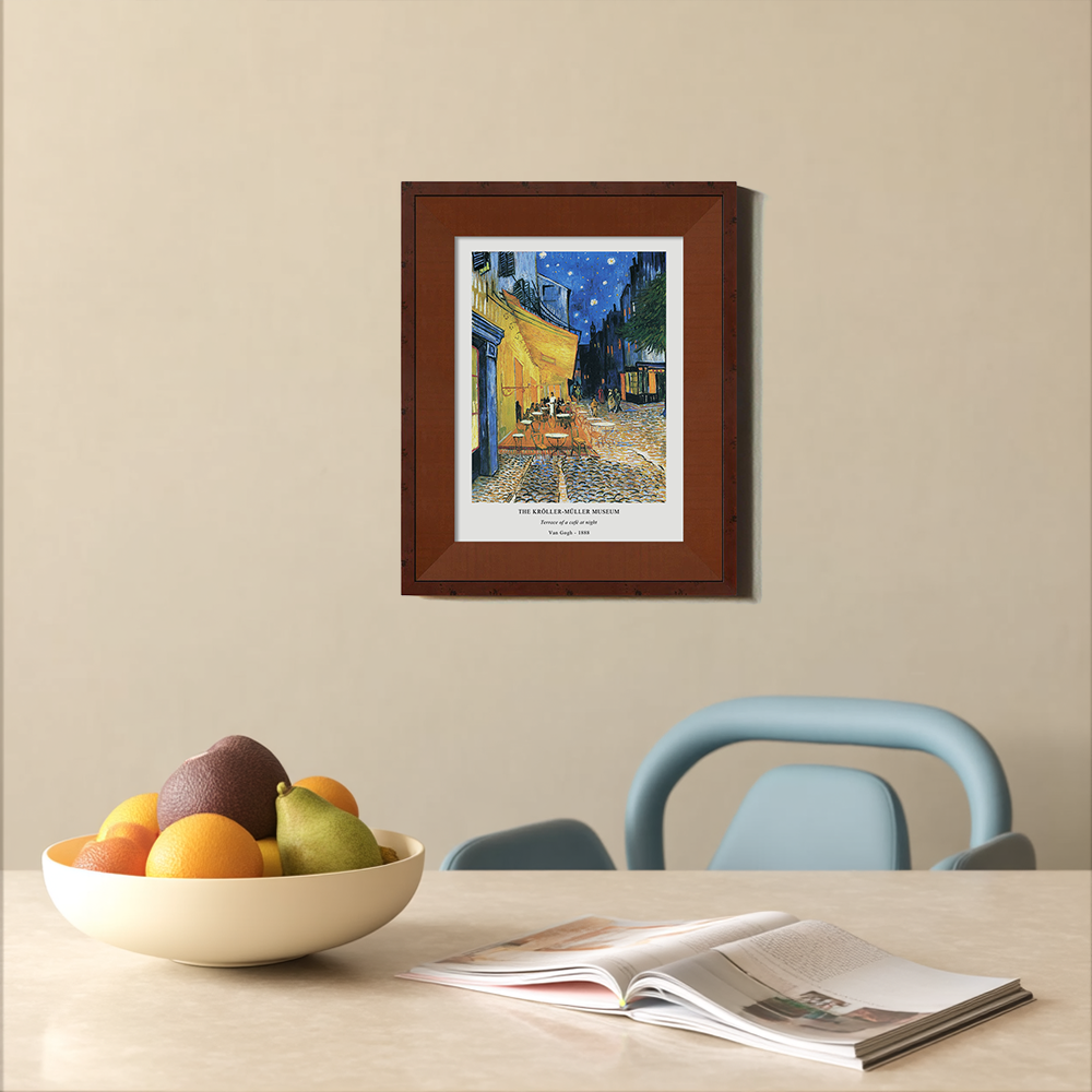 Moonlit Café Terrace Post-Impressionist Reverie