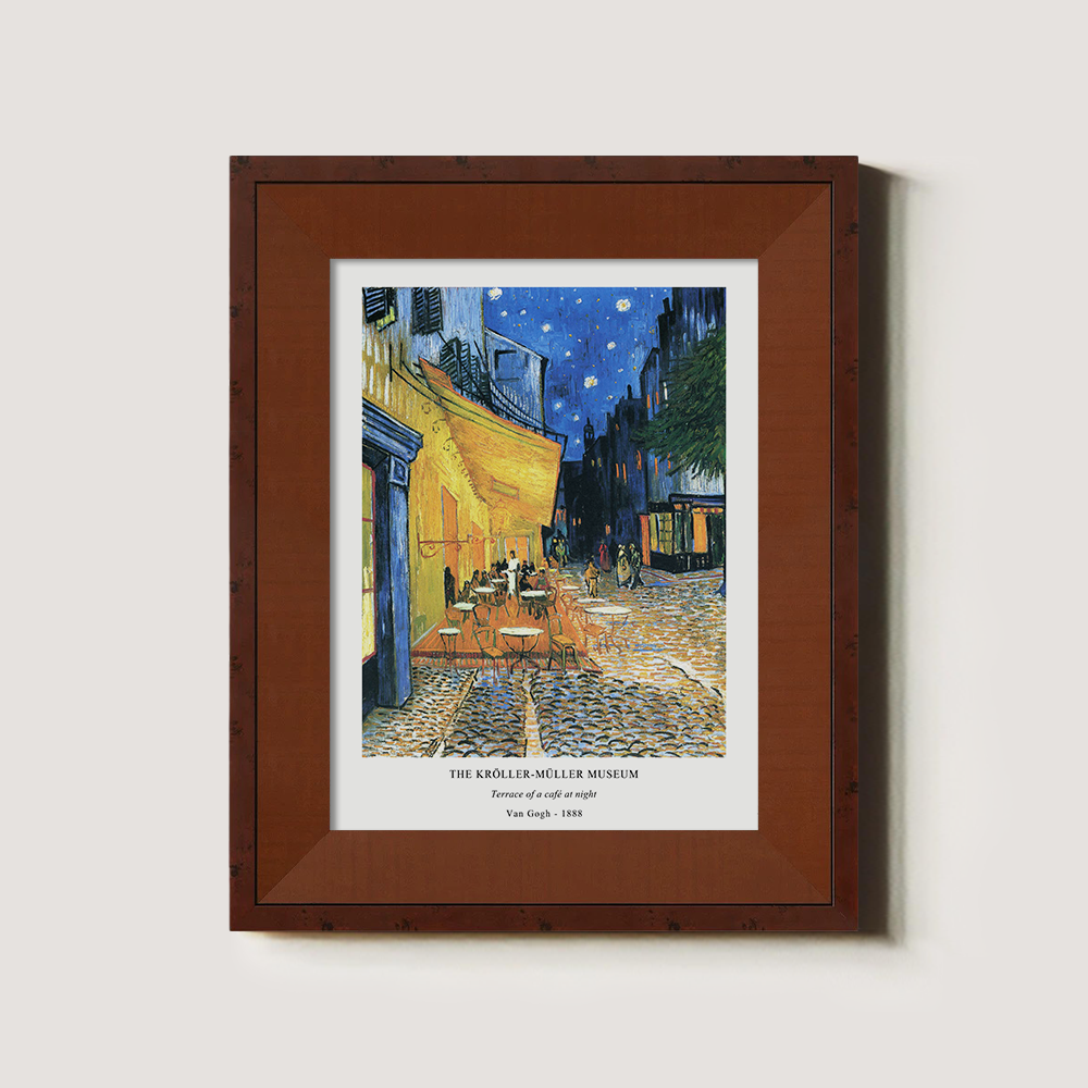 Moonlit Café Terrace Post-Impressionist Reverie