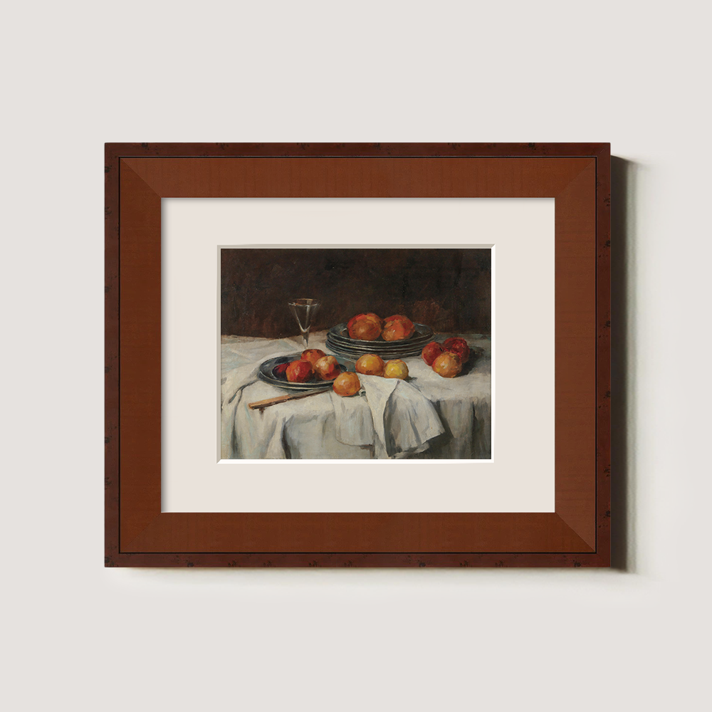 Still Life With A Basket Of Apples