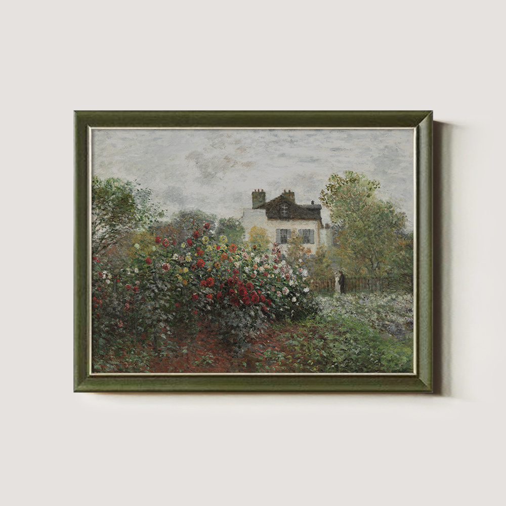 Large Garden With A French House