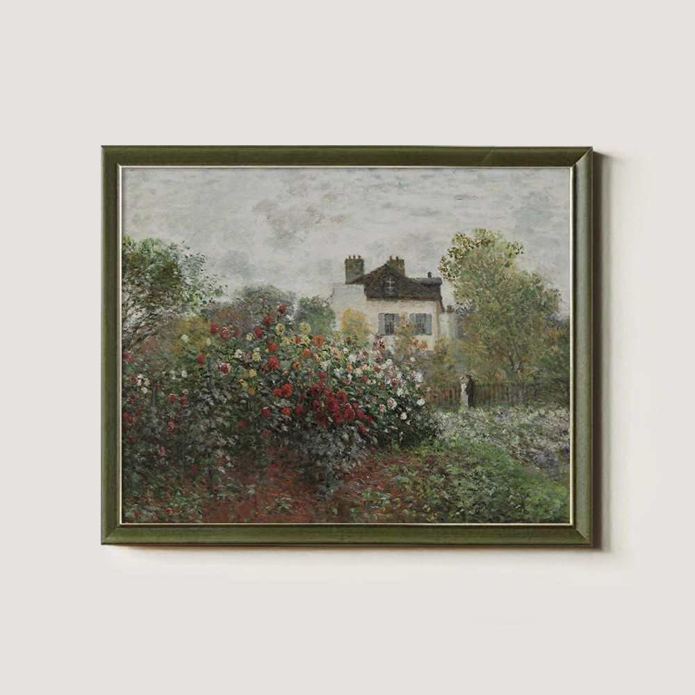 Large Garden With A French House