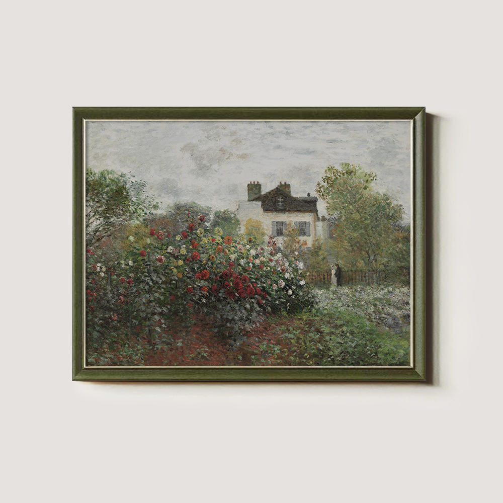 Large Garden With A French House