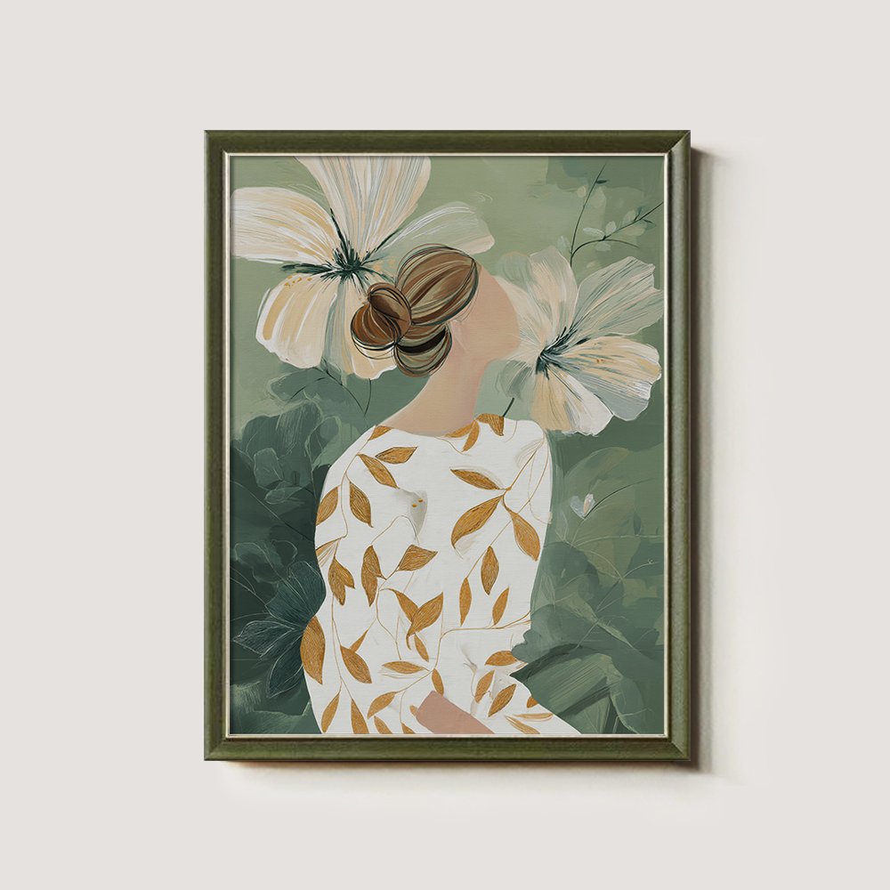 Whispering Petals Botanical Reverie