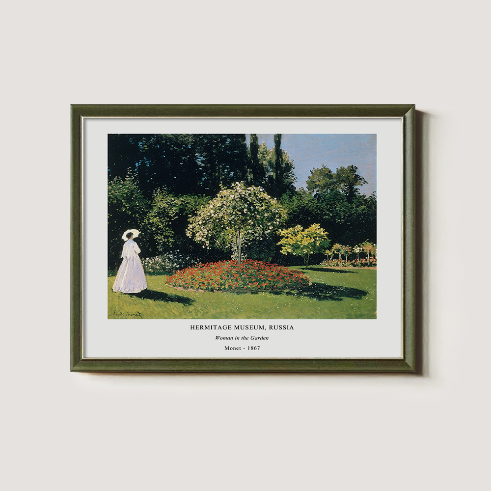 Sunlit Garden Stroll Impressionist Reverie