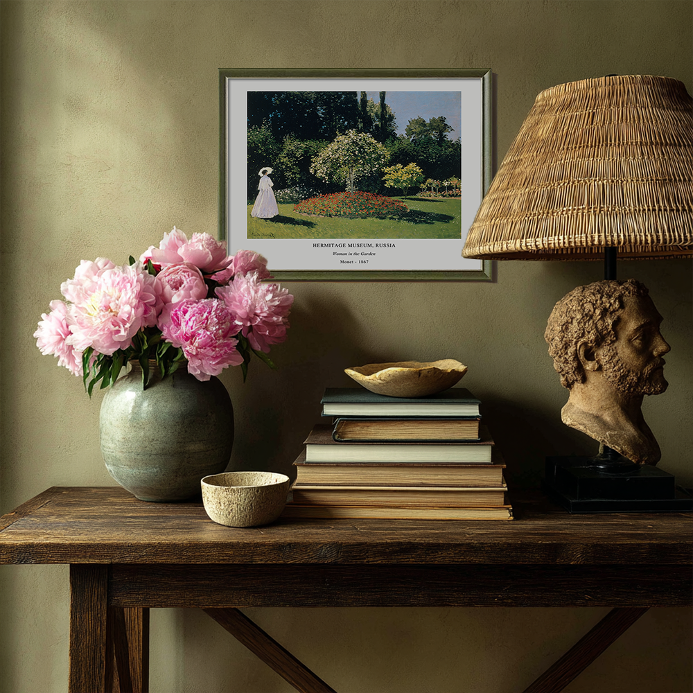 Sunlit Garden Stroll Impressionist Reverie