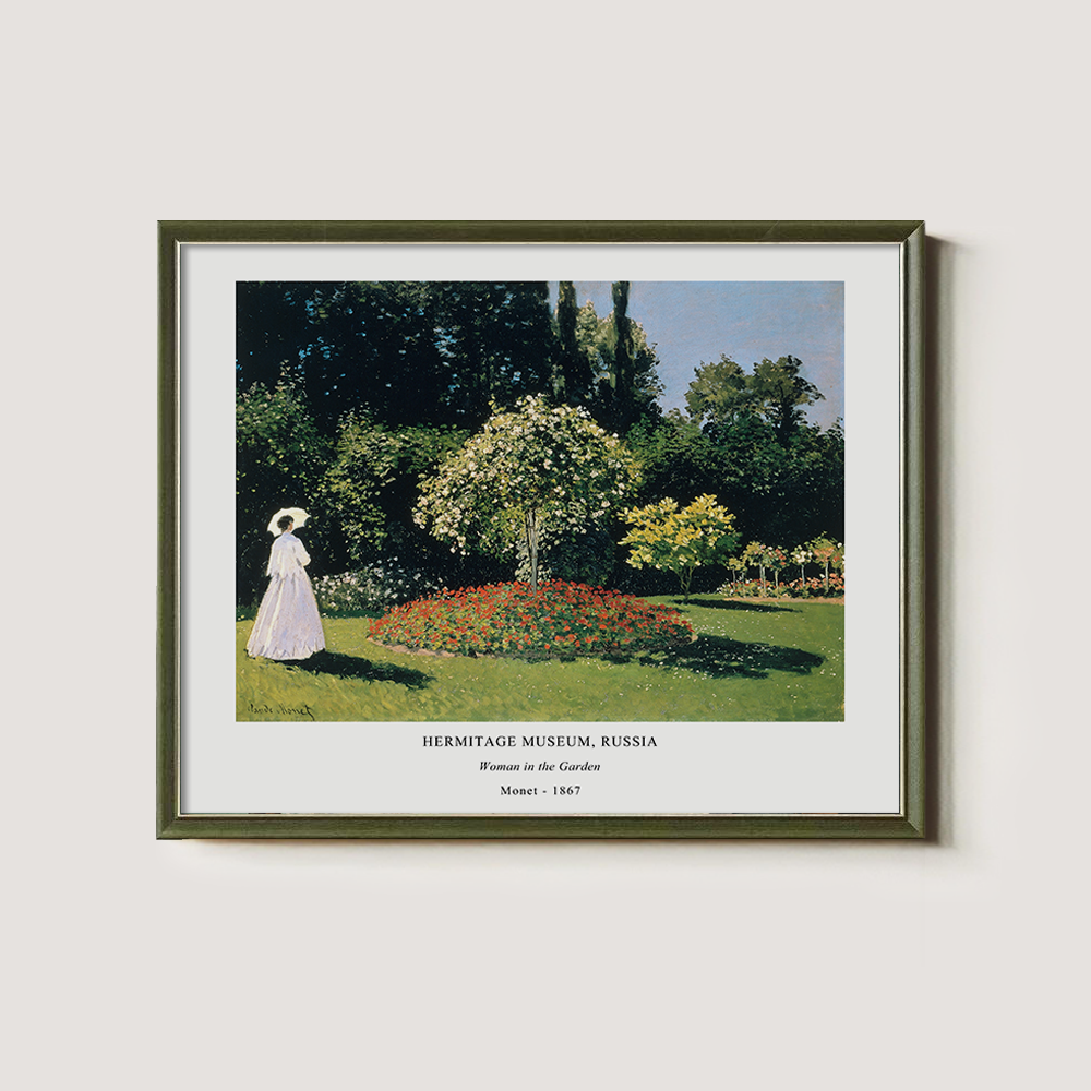 Sunlit Garden Stroll Impressionist Reverie