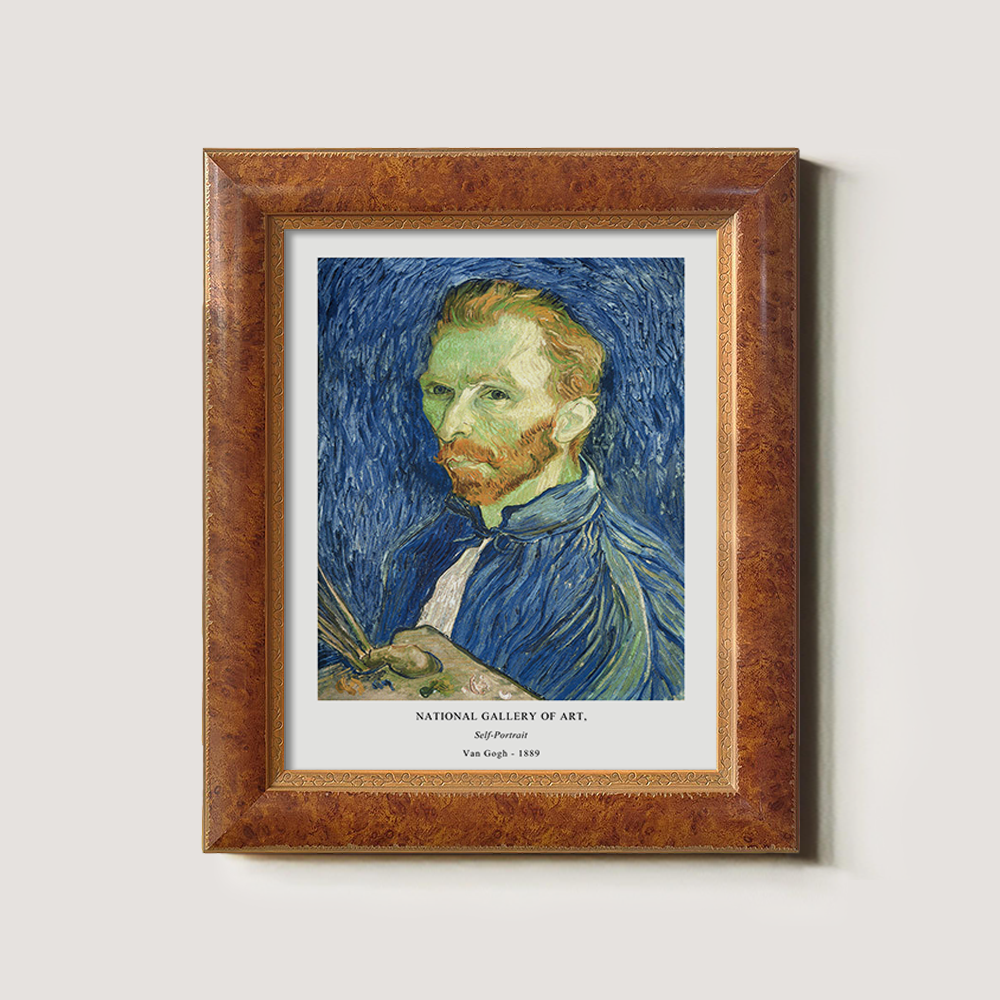 Bandaged Gaze Self-Portrait Post-Impressionist Reverie