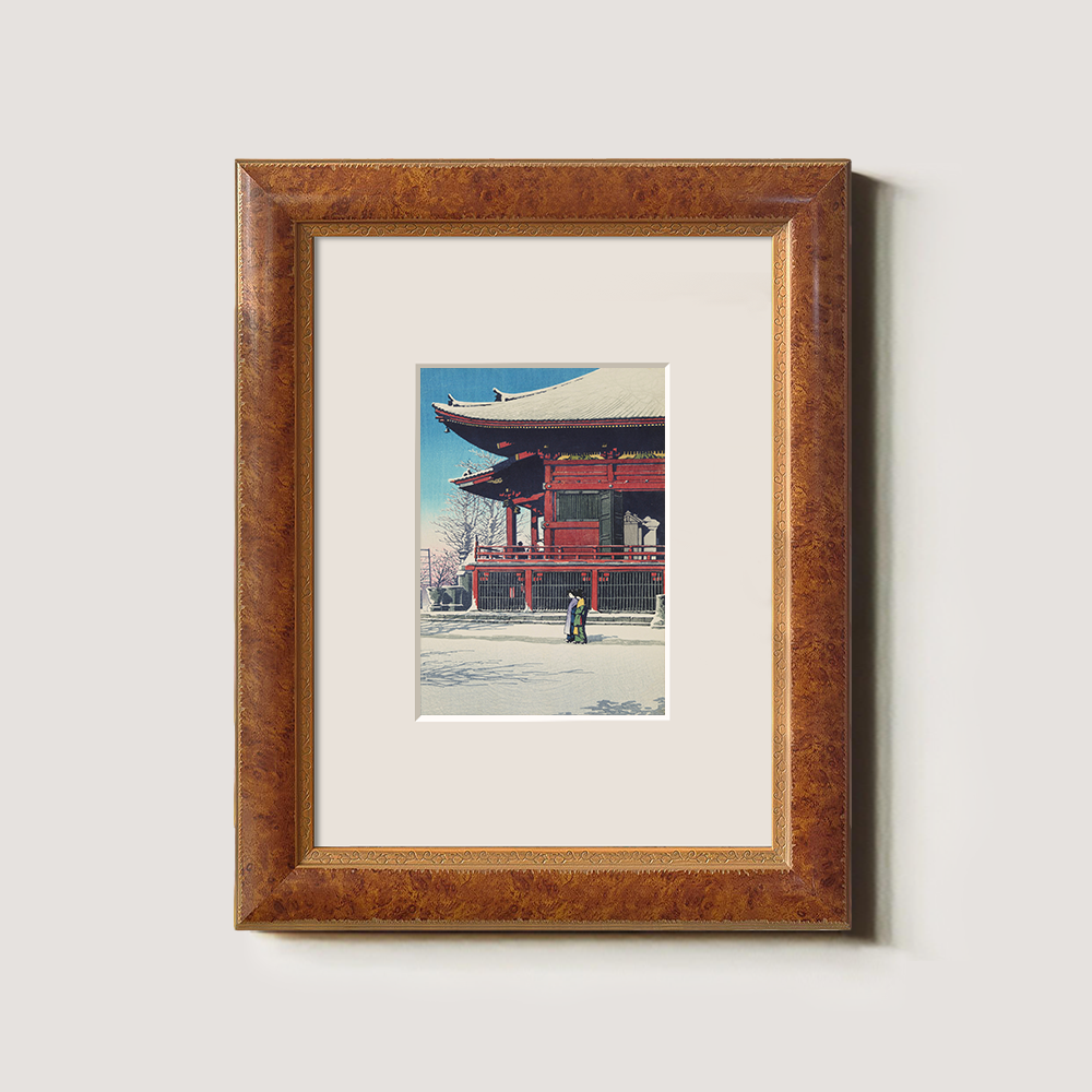 Winter Snow at Zōjōji Temple, Tokyo