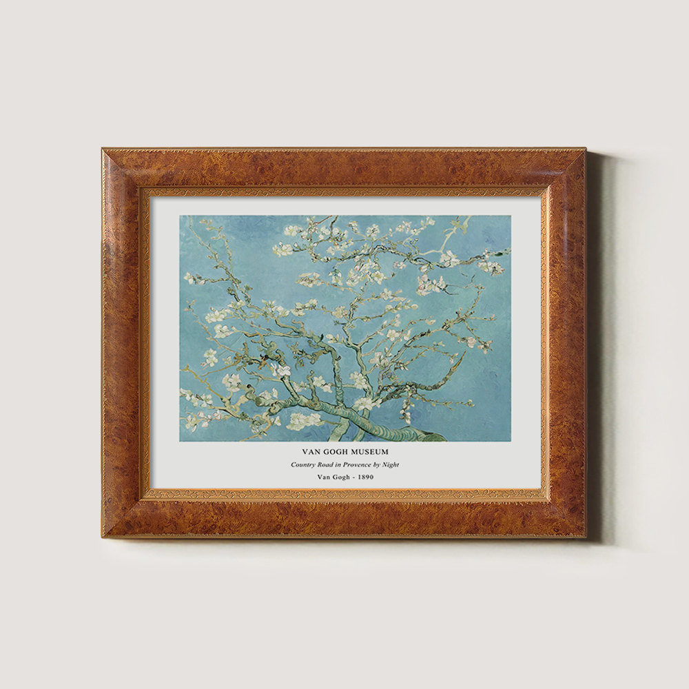 Blossoming Provence Nocturne Post-Impressionist Reverie