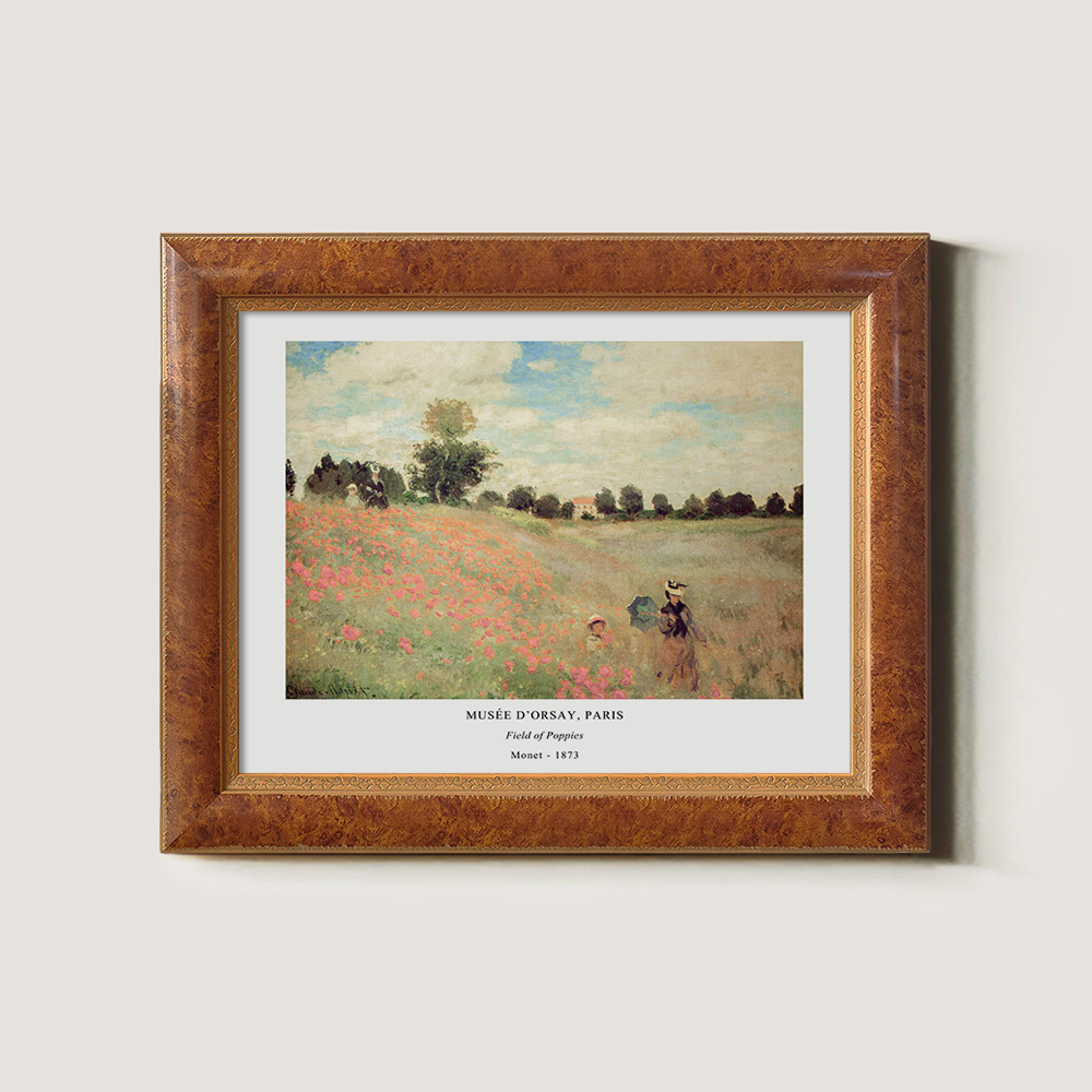 Poppy Field Wander Impressionist Reverie