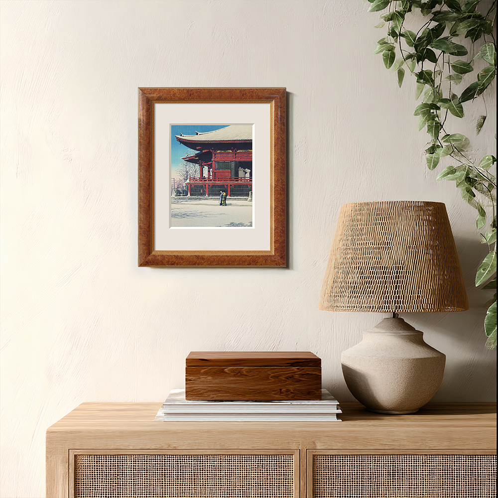 Winter Snow at Zōjōji Temple, Tokyo