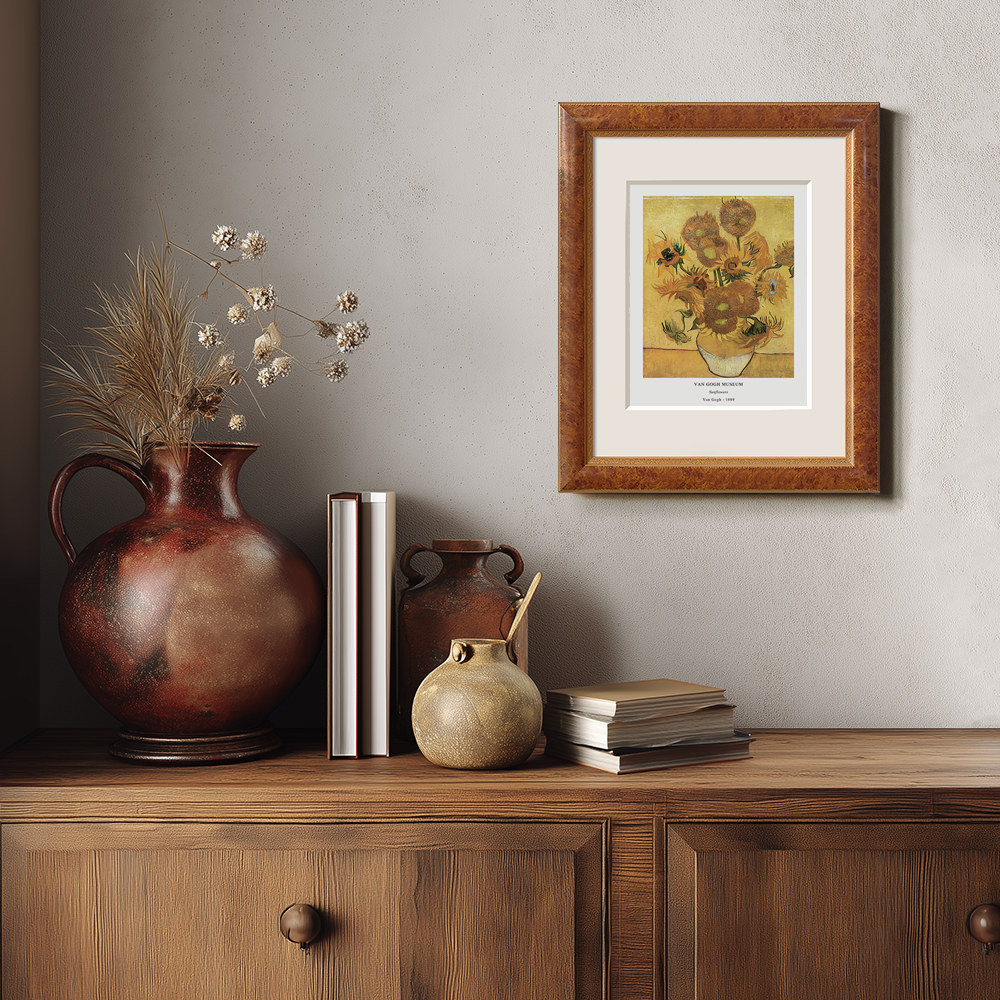 Sunflower Symphony Post-Impressionist Reverie