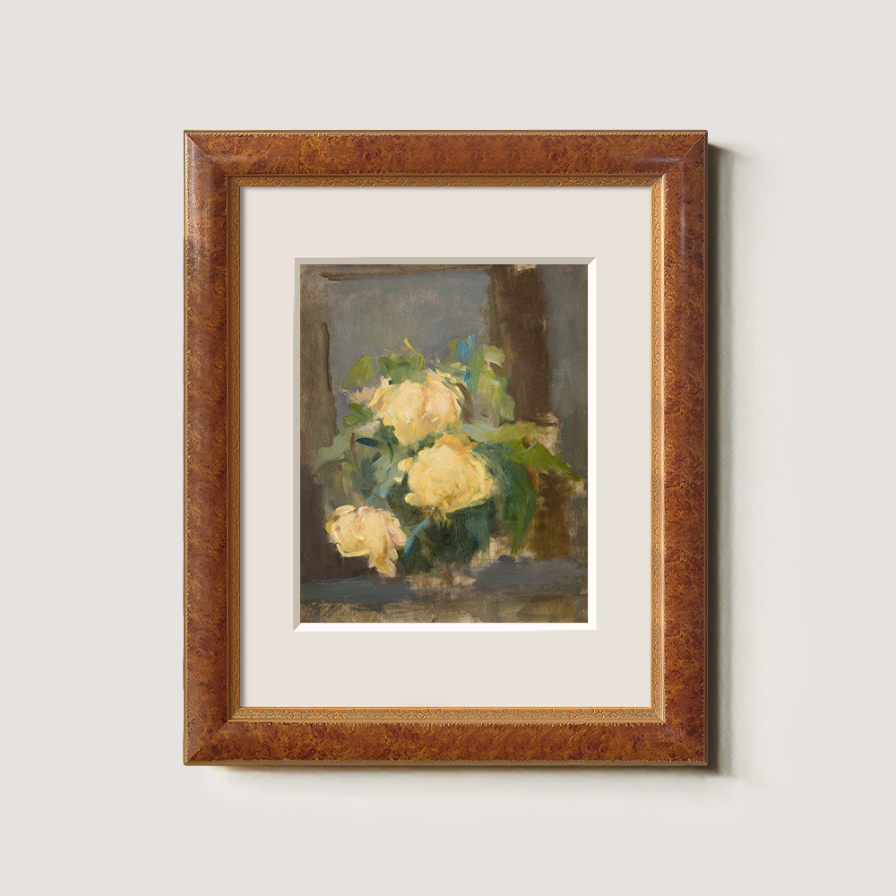 Sun-Kissed Yellow Blossoms Watercolor Bouquet