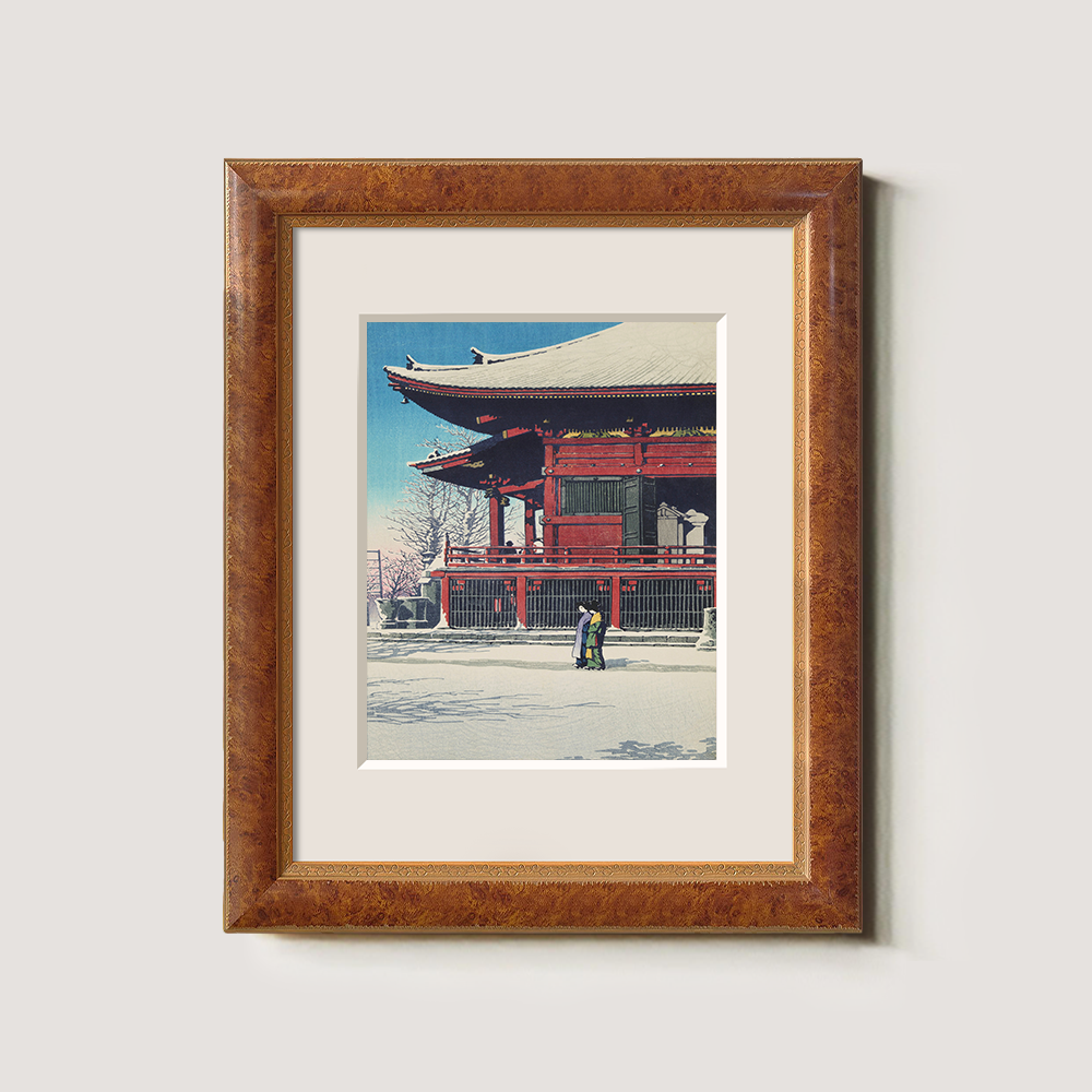 Winter Snow at Zōjōji Temple, Tokyo