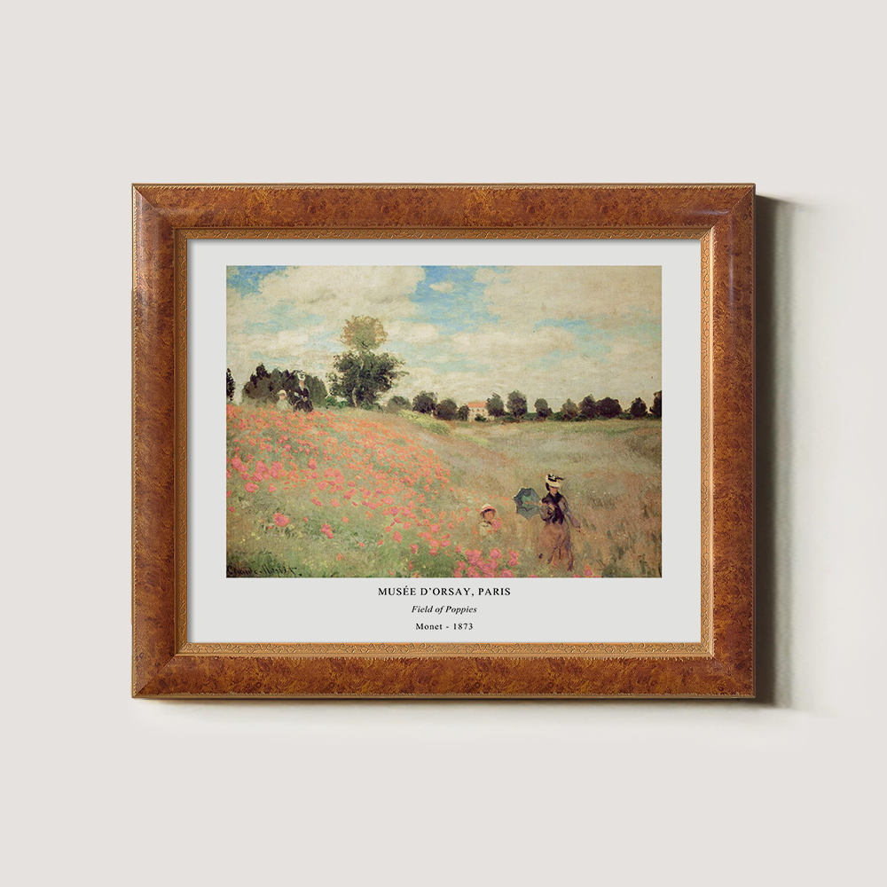 Poppy Field Wander Impressionist Reverie