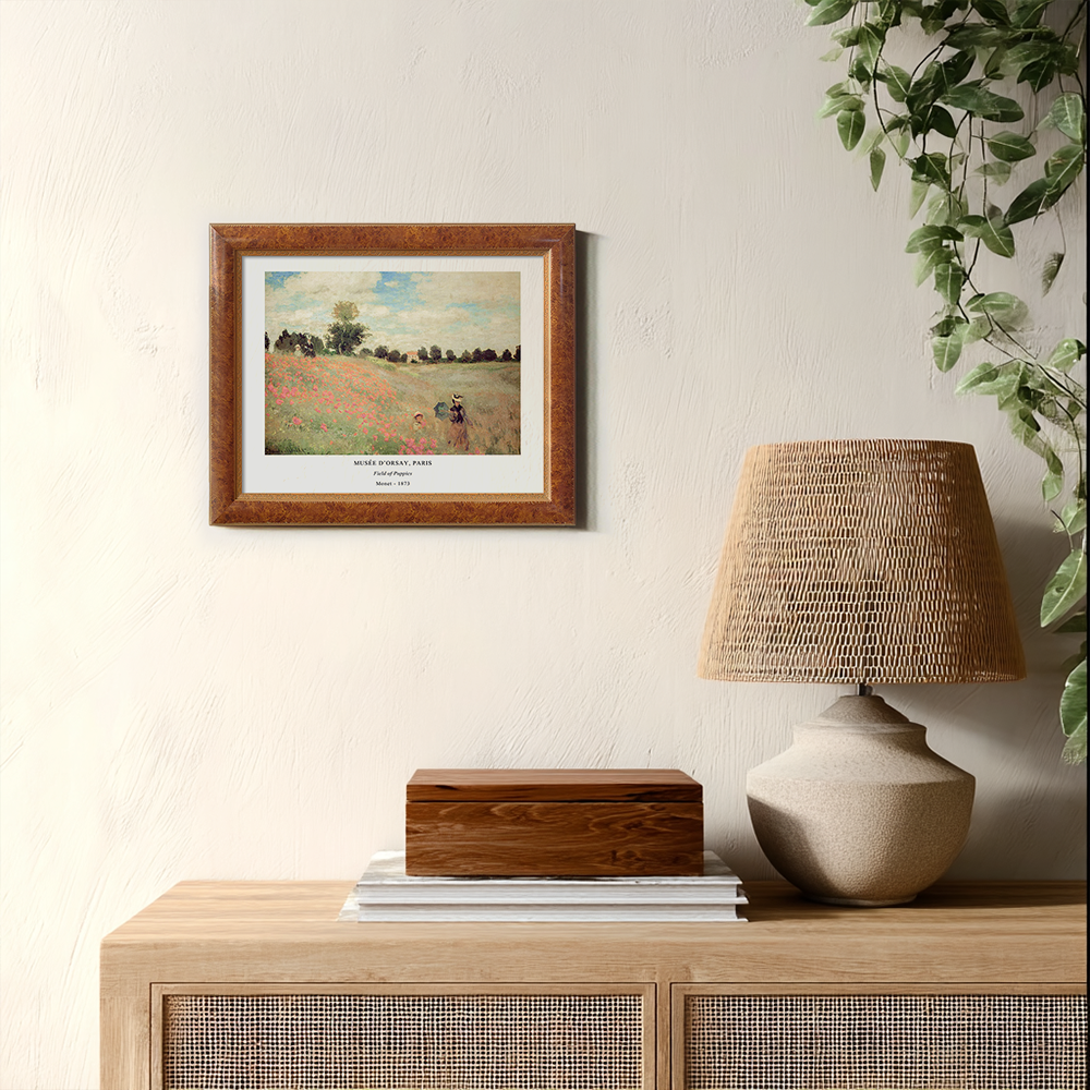 Poppy Field Wander Impressionist Reverie