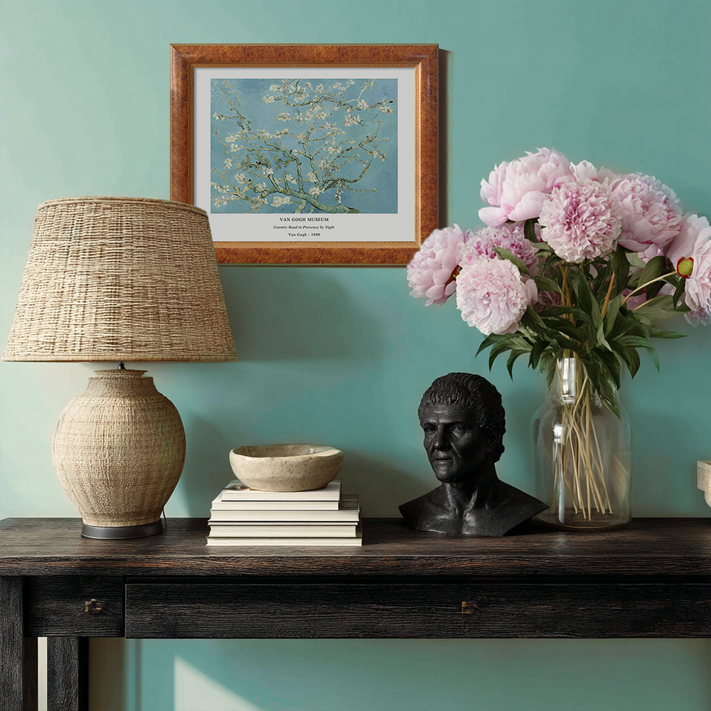 Blossoming Provence Nocturne Post-Impressionist Reverie