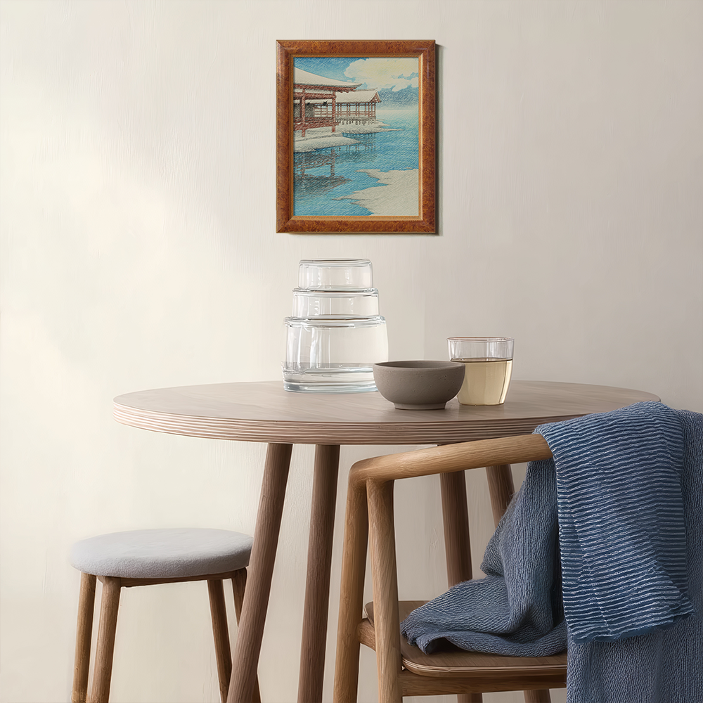 Winter View of Byōdō-in Phoenix Hall