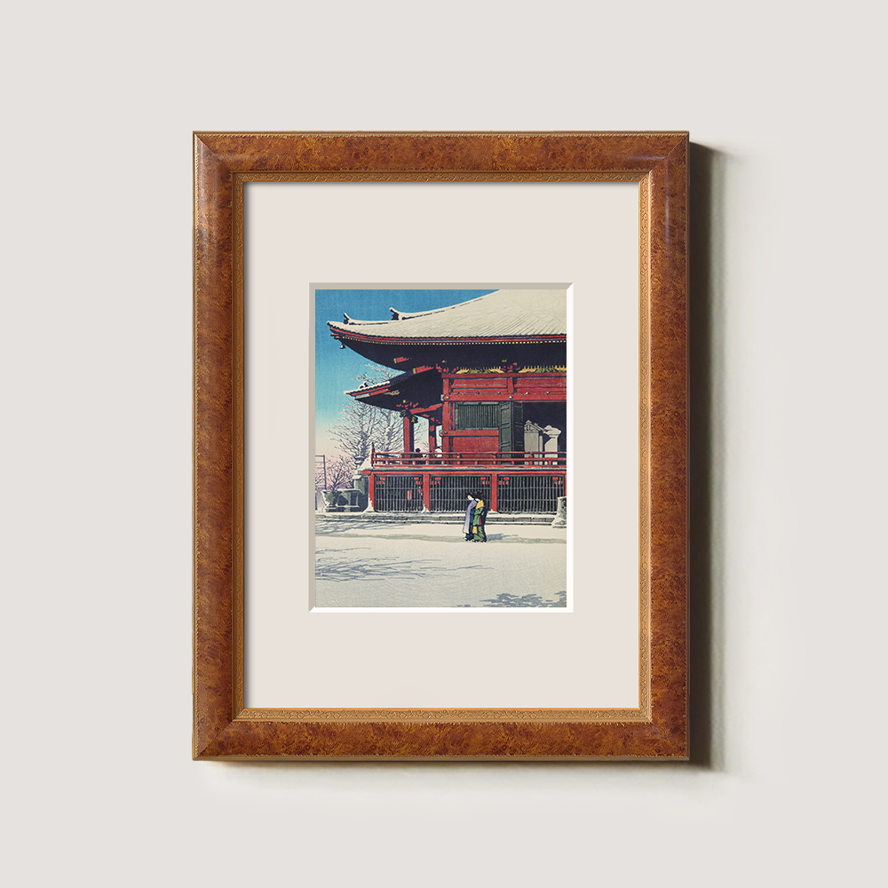 Winter Snow at Zōjōji Temple, Tokyo