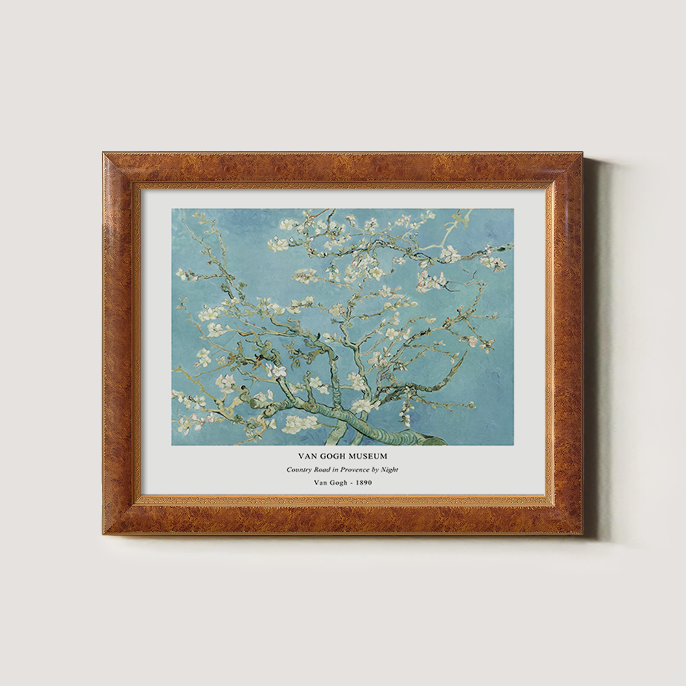 Blossoming Provence Nocturne Post-Impressionist Reverie