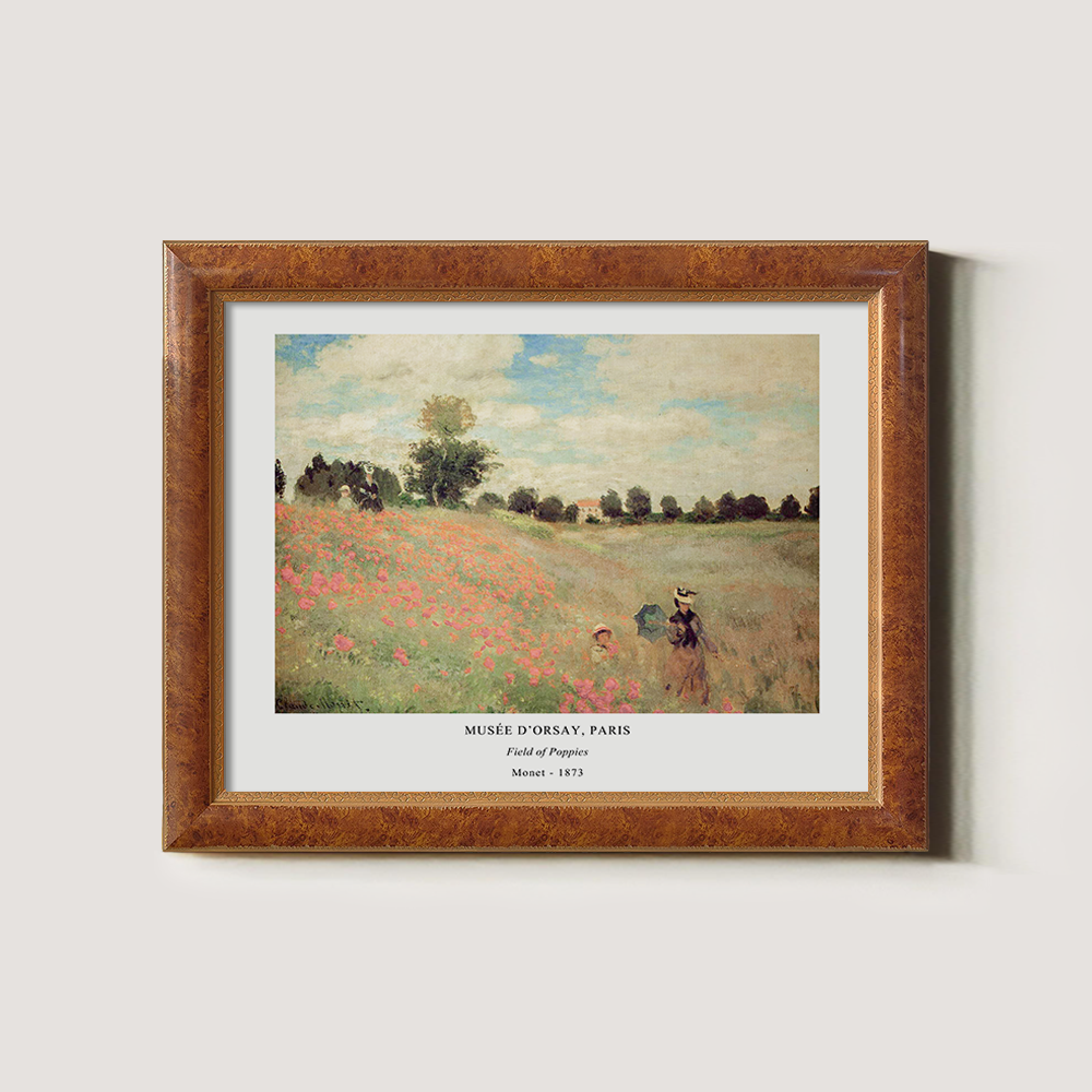 Poppy Field Wander Impressionist Reverie