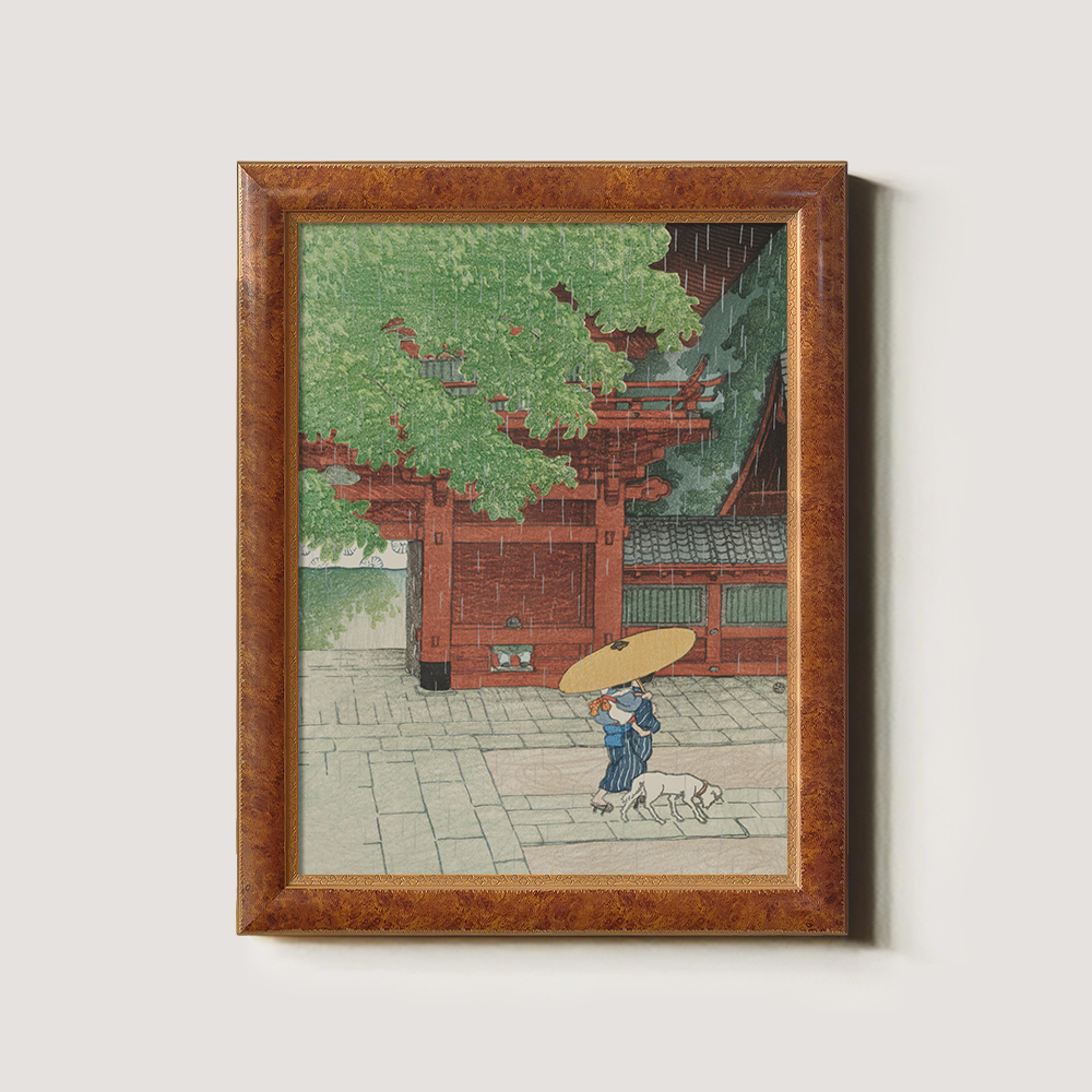 Rainy Day at Asakusa Temple Gate