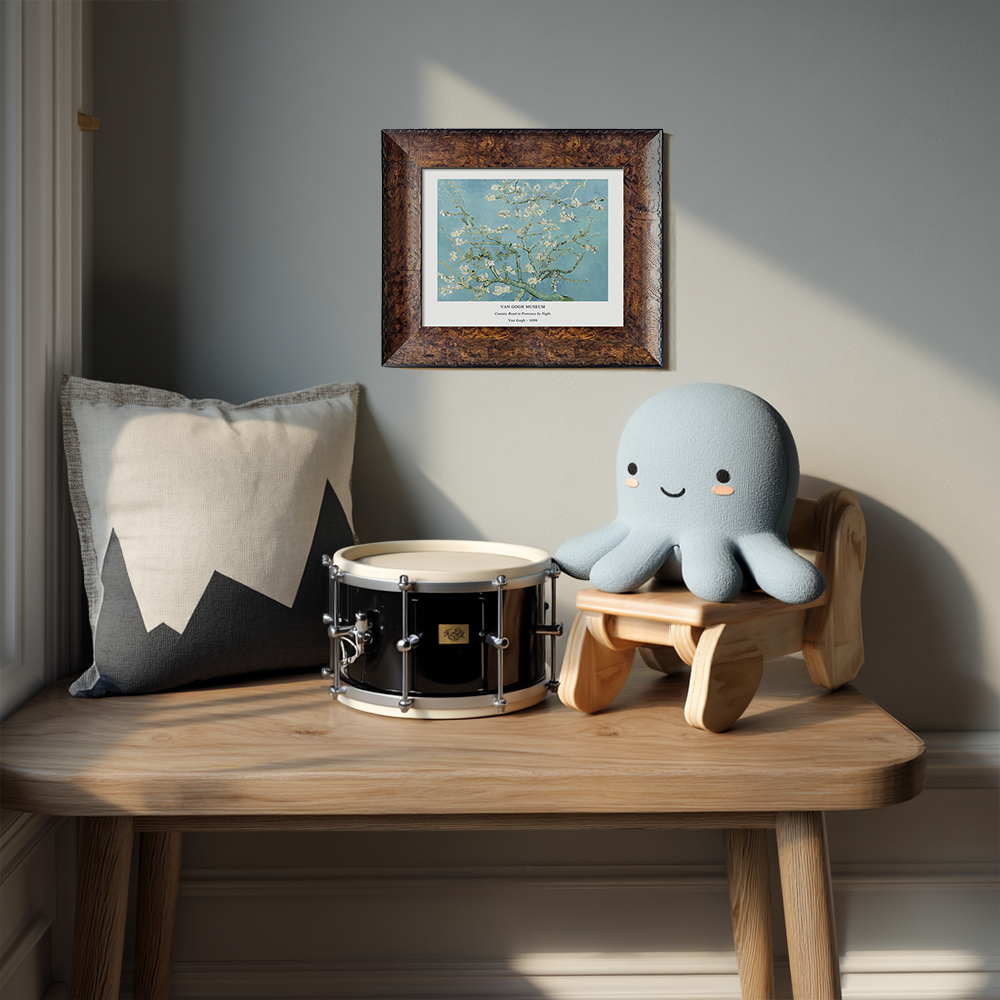 Blossoming Provence Nocturne Post-Impressionist Reverie