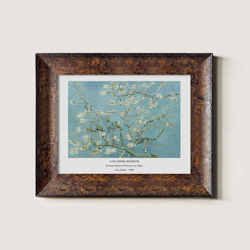 Blossoming Provence Nocturne Post-Impressionist Reverie