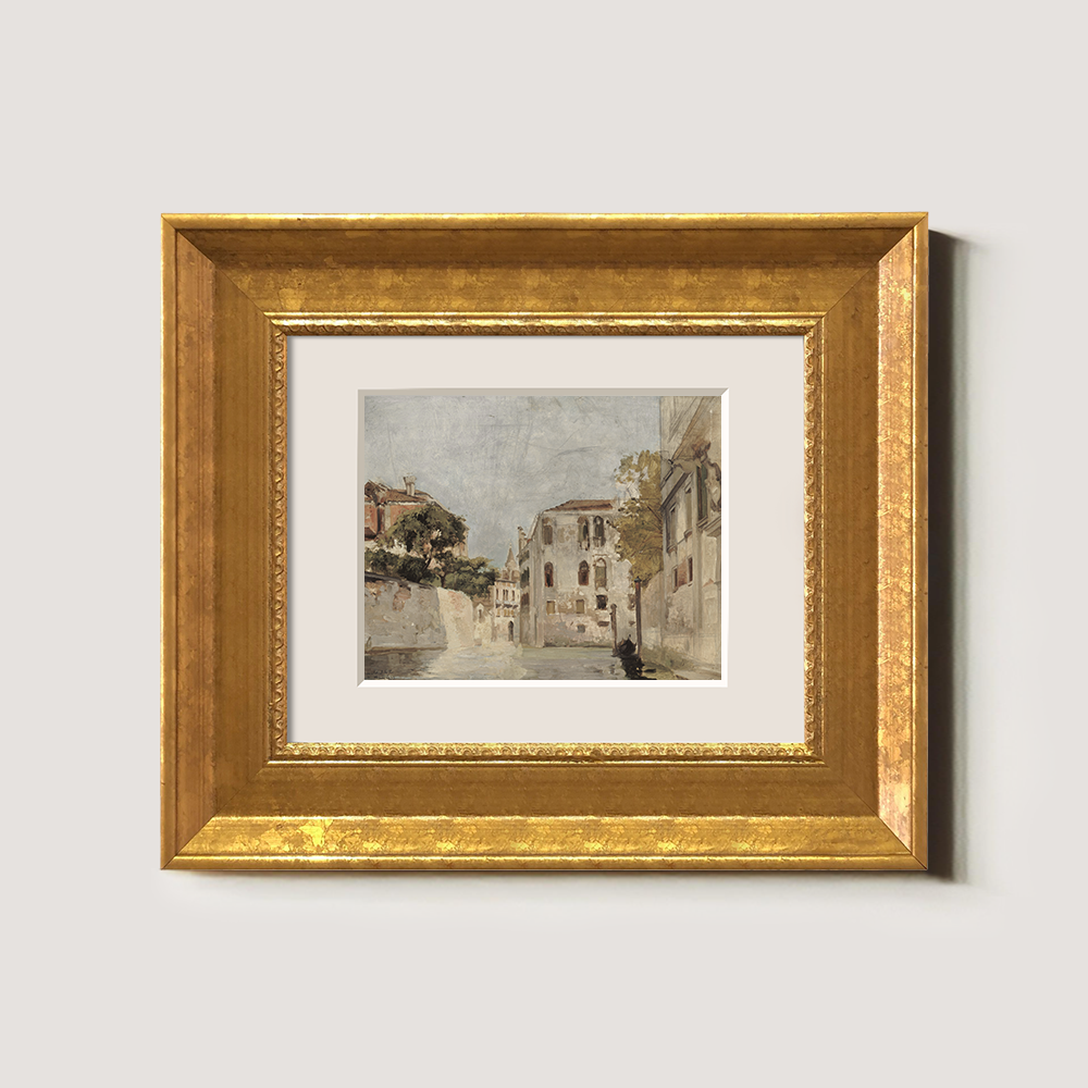 Whispering Venetian Passageway Watercolor Reverie