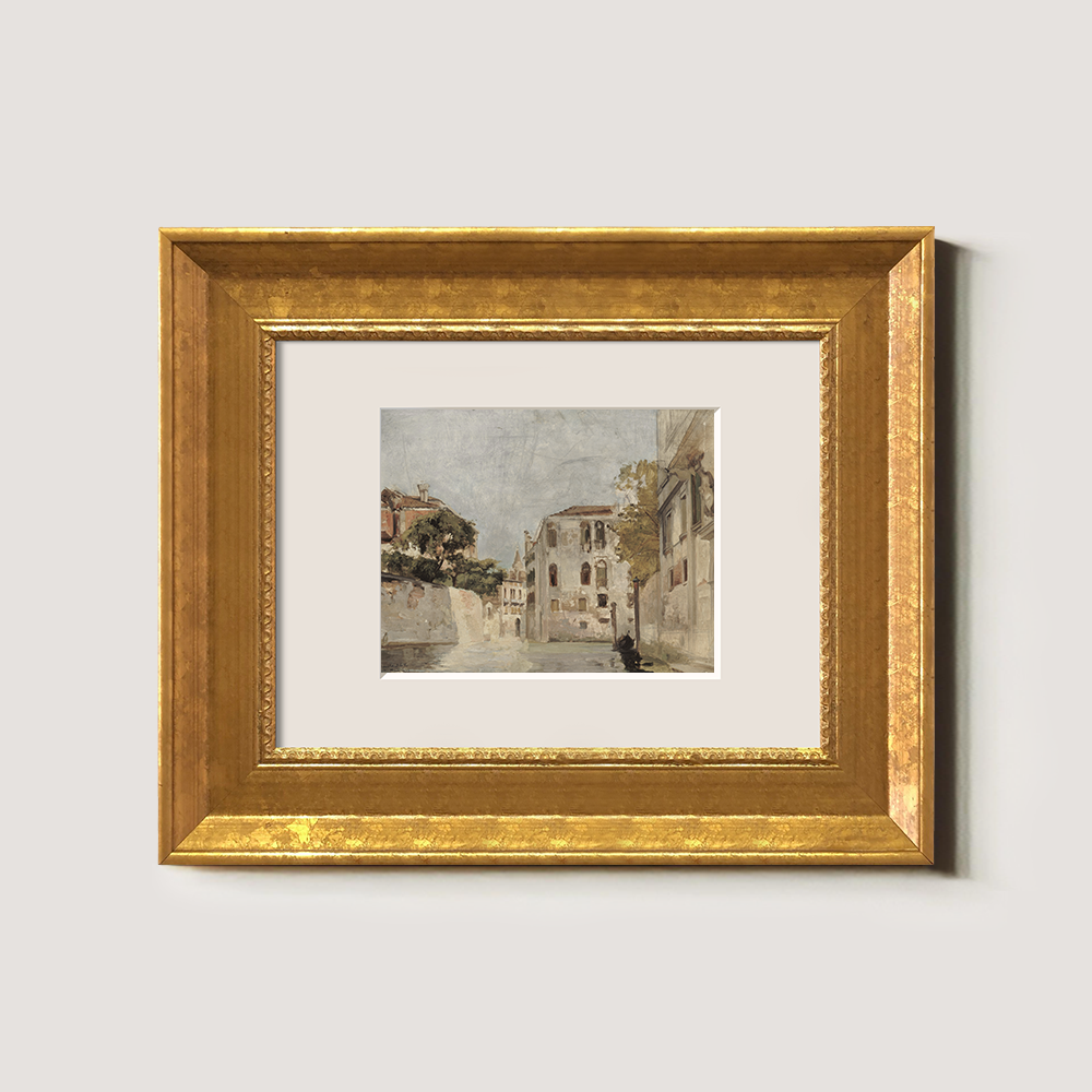 Whispering Venetian Passageway Watercolor Reverie