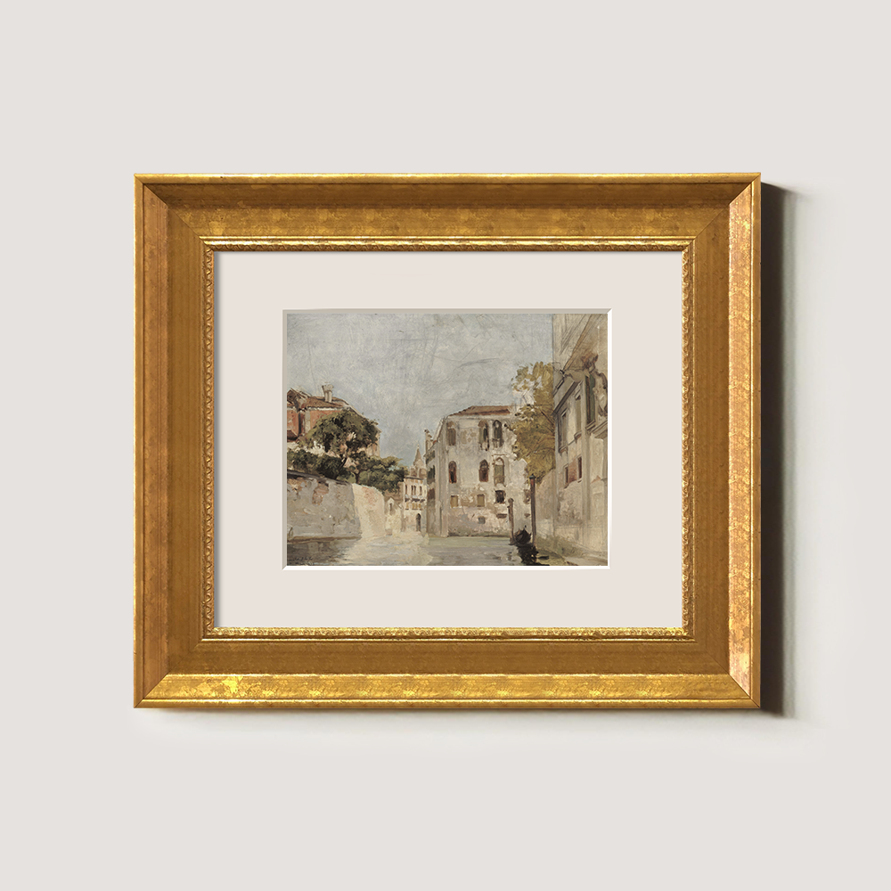 Whispering Venetian Passageway Watercolor Reverie