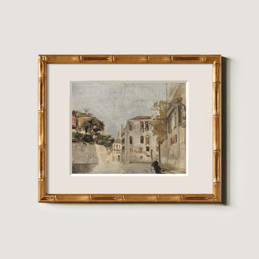 Whispering Venetian Passageway Watercolor Reverie
